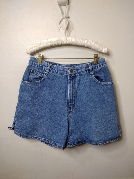 Vintage Pants - Vintage 1980-90's Gitano 100% Cotton High Waisted, Split Side Mom Shorts
